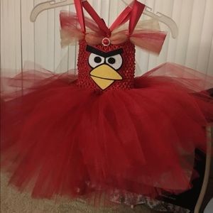 Custom made Angry Birds tutu dress